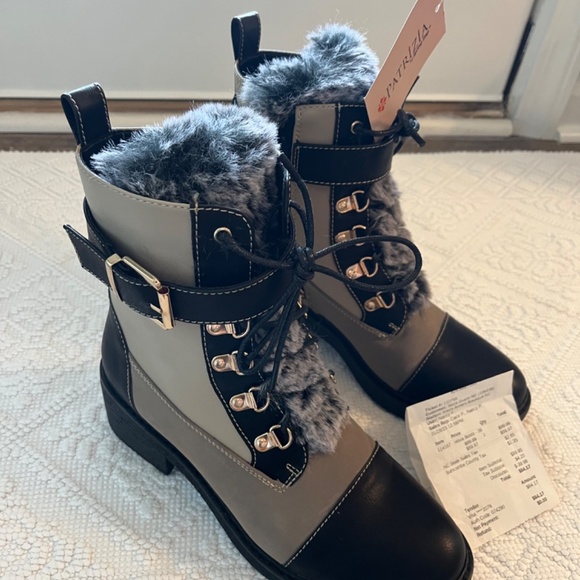 Patrizia Women’s Hilvia boots -black and grey - Picture 4 of 4
